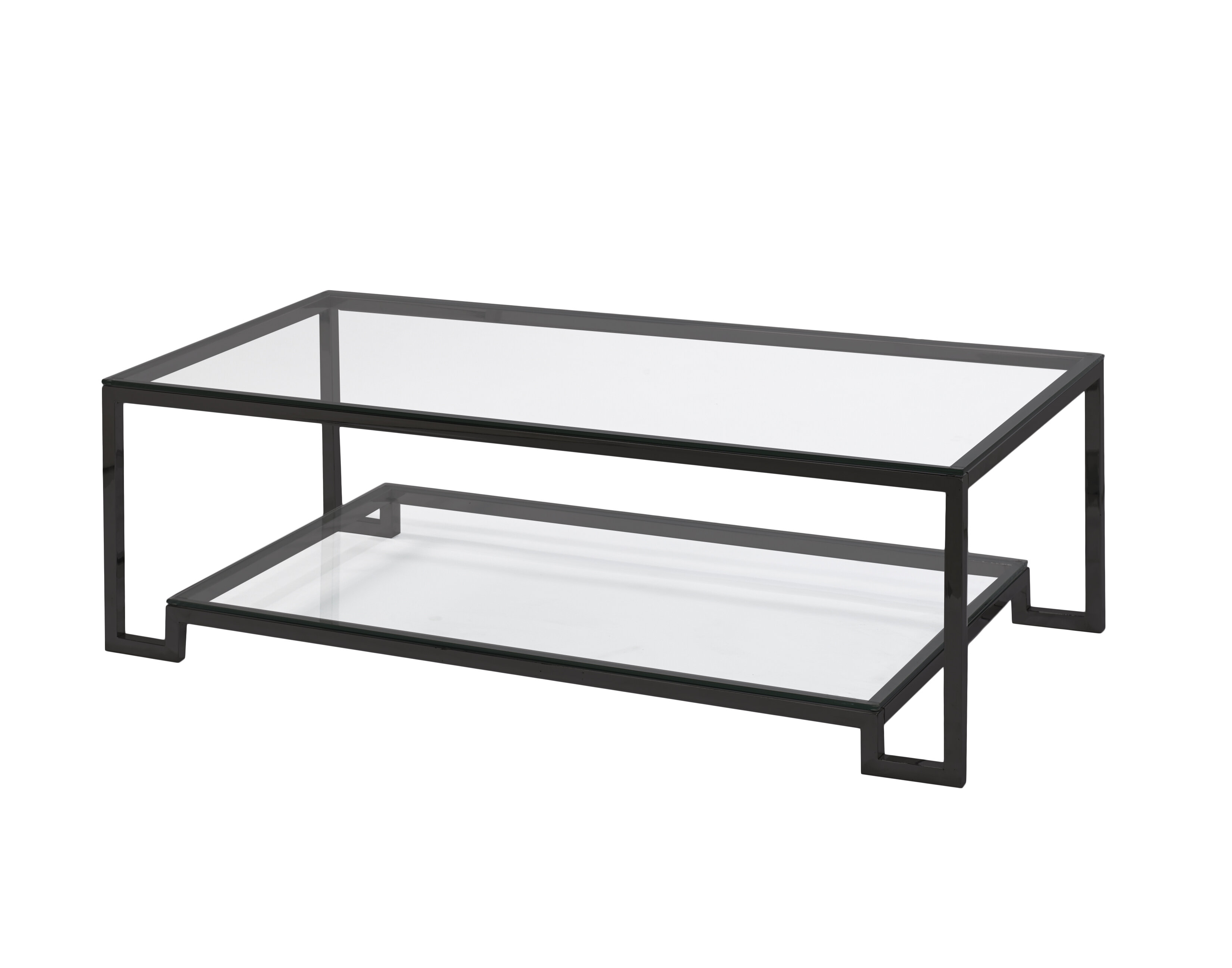 Ebern Designs Wathena Glass Top Coffee Table & Reviews | Wayfair