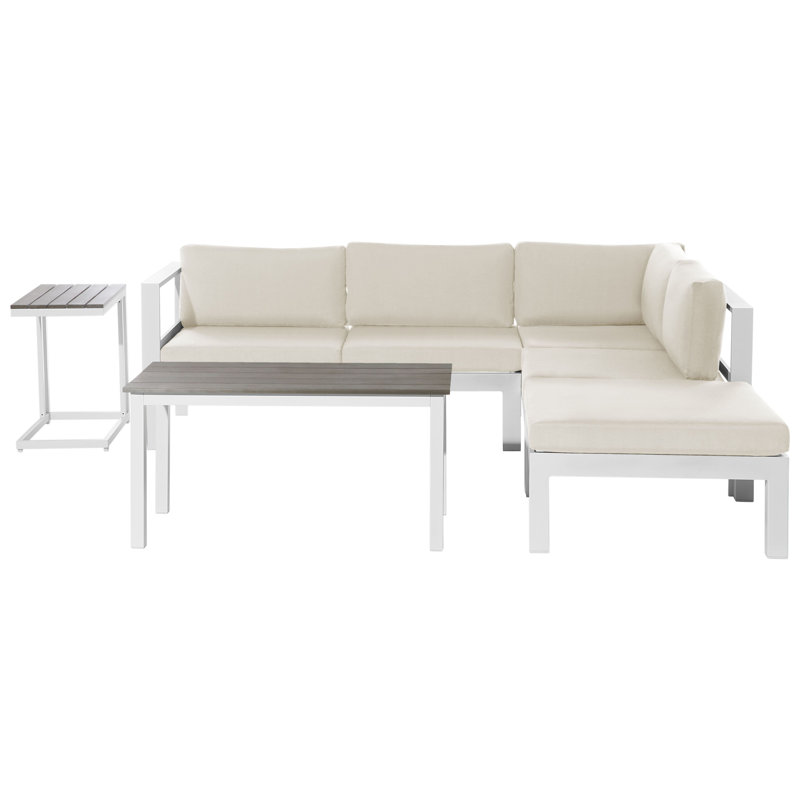 Angeles Outdoor 5 Seater Sofa Set, Beige