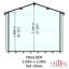 Pinsca 9 x 12 Ft. Tongue & Groove Log Cabin-29354342