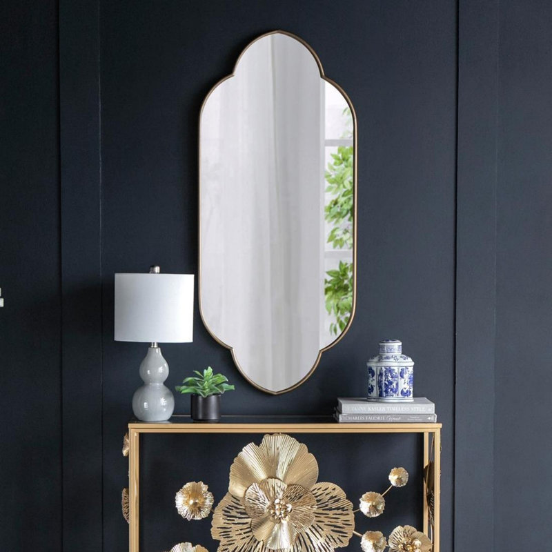 Miroir d'appoint, Champagne, 36 po x 19,7 po