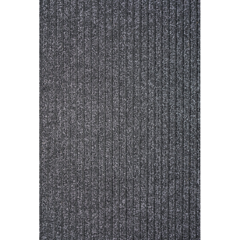 Amileah Non-Slip Doormat, Rectangle 50 x 80cm, Anthracite