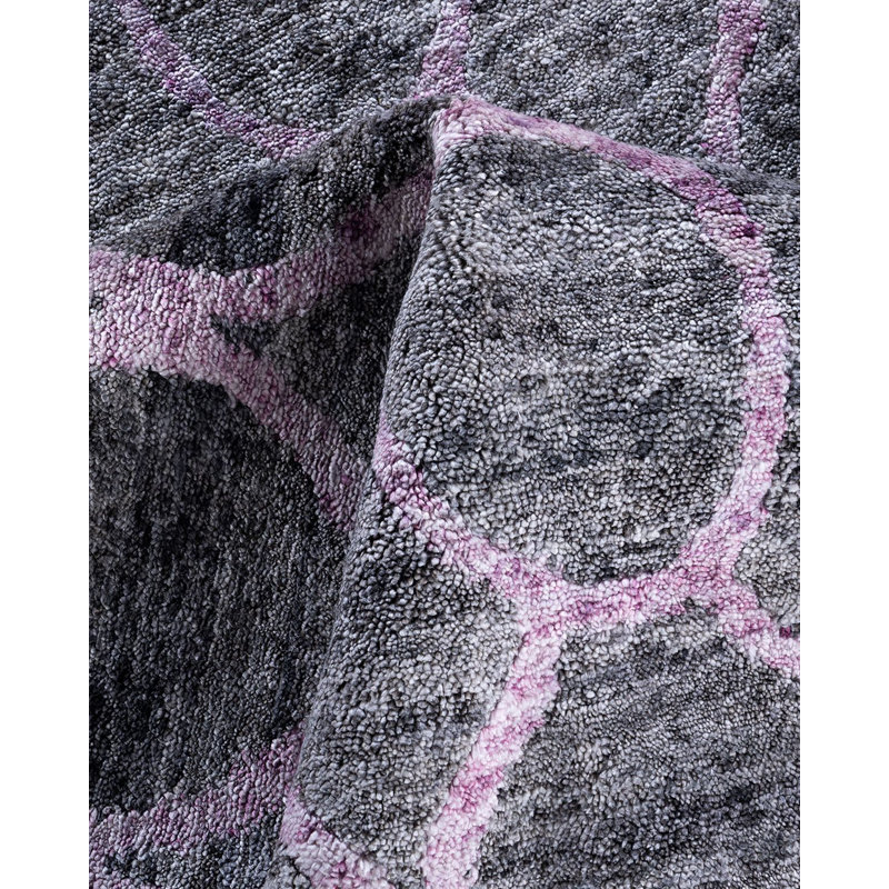 Overdyed One-of-a-Kind Rectangle 8'2" X 10'1" Hand Knotted Area Rug