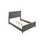Denver Modern Style Twin Bed Made with Wood in Grey(NJ INVENTORY)