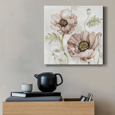 «Washed Botanical IV», reproduction d'art sur toile tendue