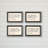 4-Piece Wood Framed Novelty Wall Décor with Inspirational Quotes