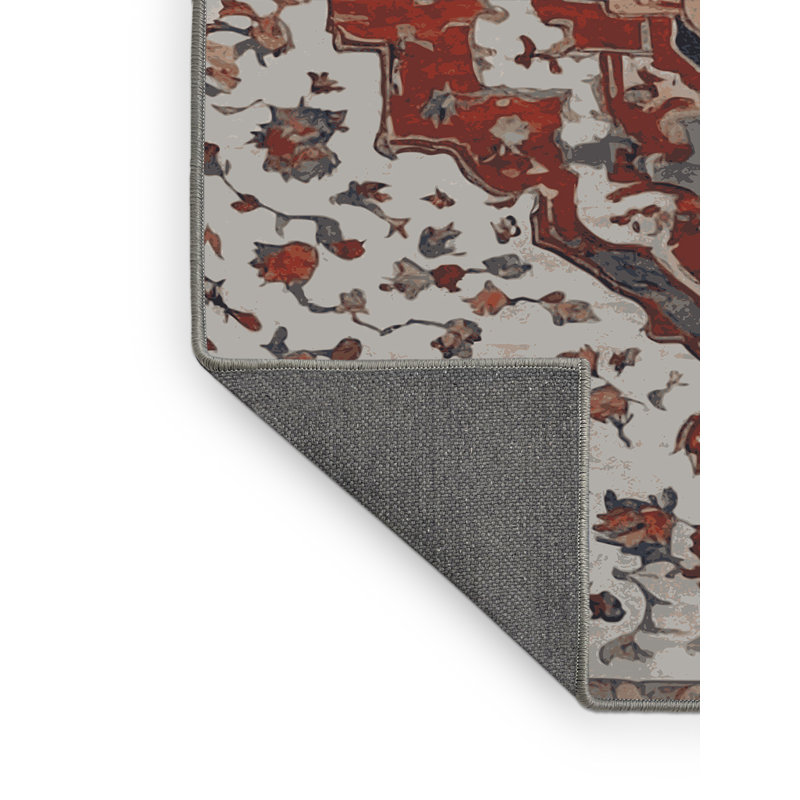 Tapis gris soyeux et moelleux, Rectangle 2 pi x 3 pi