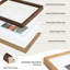 Brown Solid Wood Storage Picture Frame
