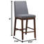 Chaise parsons rembourrée en coton Lillis Stoddard