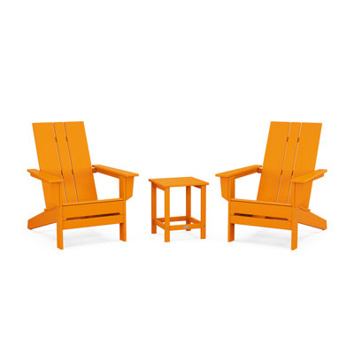 Chaise Adirondack d'extérieur avec table POLYWOOD x