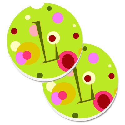 Sous-verre Initiale Monogram
