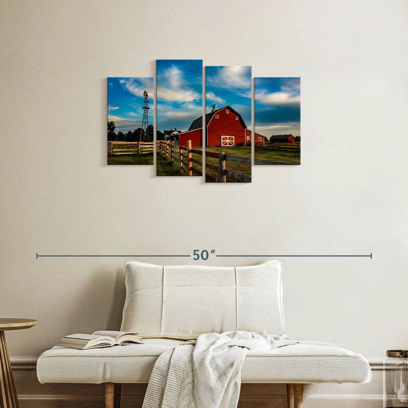 Lilie Windmill By The Farmhouse