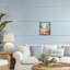 Cadre flottant abstrait Blue Beach House, design par LSR Design Studio-1028658800-1028658804