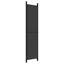 Paravent 5 panneaux vidaXL noir 98,4 po x 86,6 po-88446024-88446022-94826620