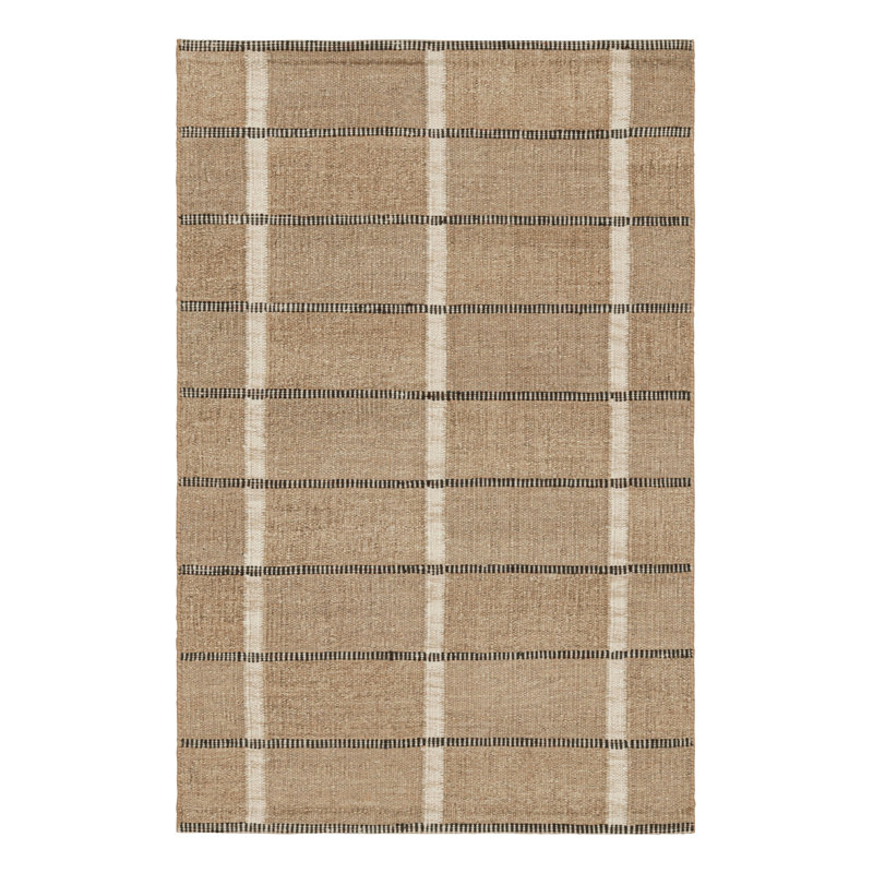 Scandinavian Wool Striped Area Rug, Rectangle 13' x 19'