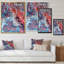 «Colorful Mixed Abstract Fluid IV», art mural moderne sur toile-552883766-552883767