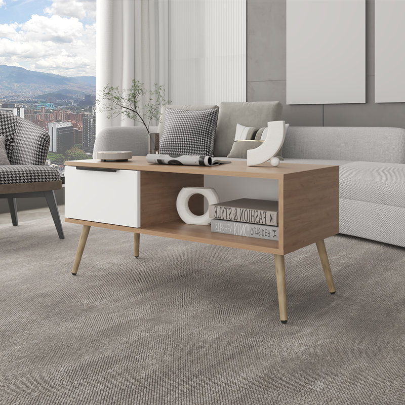 Table Lavelle, salon, brun