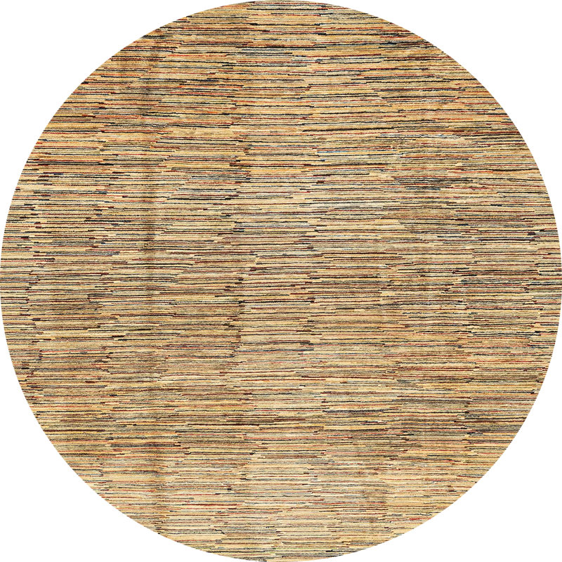 Tapis abstrait moderne 3285, Rond 6 pi