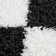 Axlan Contemporary Diiamond Geometric Black and White Area Rug