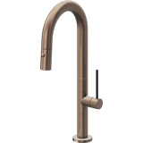 Pull-Down Prep/Bar Faucet With Button Sprayer
