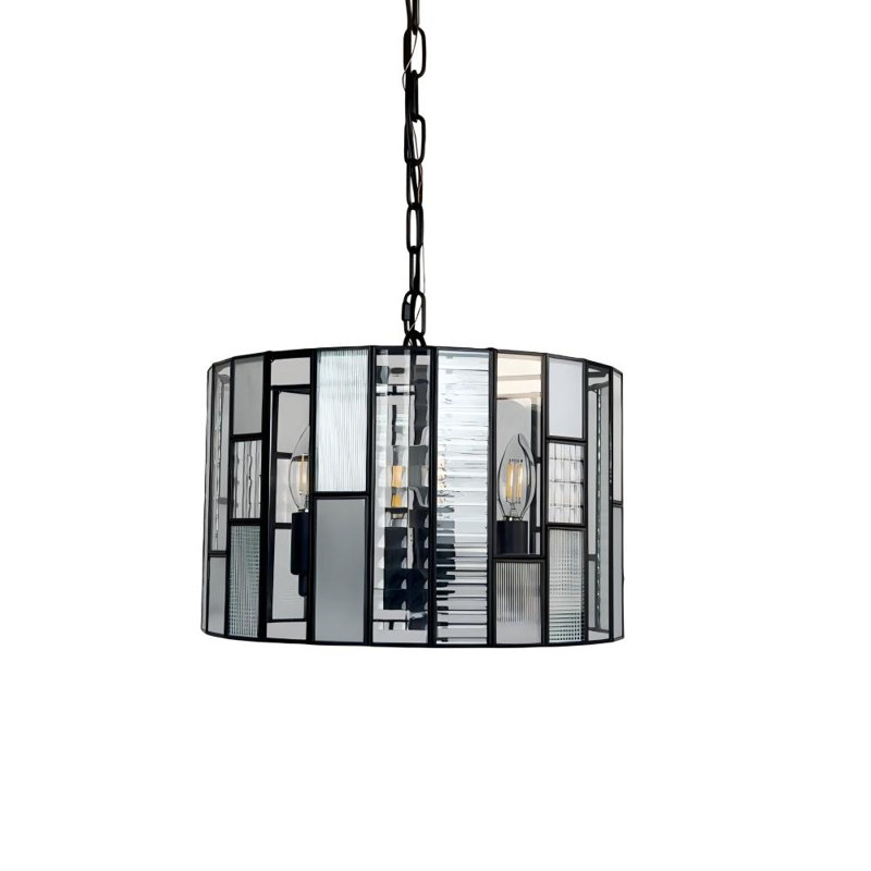 Lustre tambour 4 lumières Vlatka