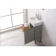 Ensemble de meuble-lavabo simple 16,5 po Jarrettsville-714179249