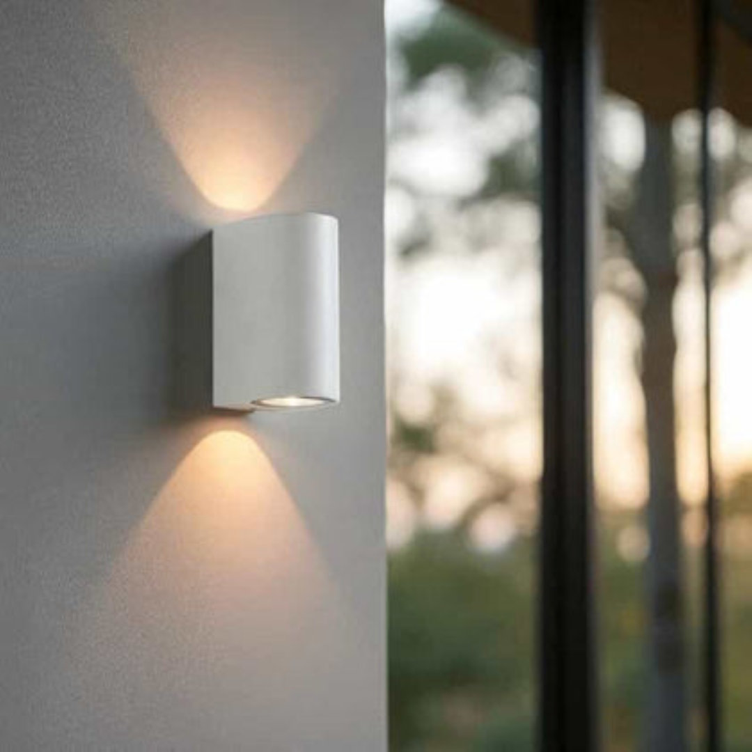 Rackhams White/Light 10 Watt Up And Down Outside Wall - Image 5
