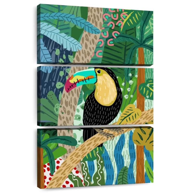 Brampt Colorful Toucan Abstract