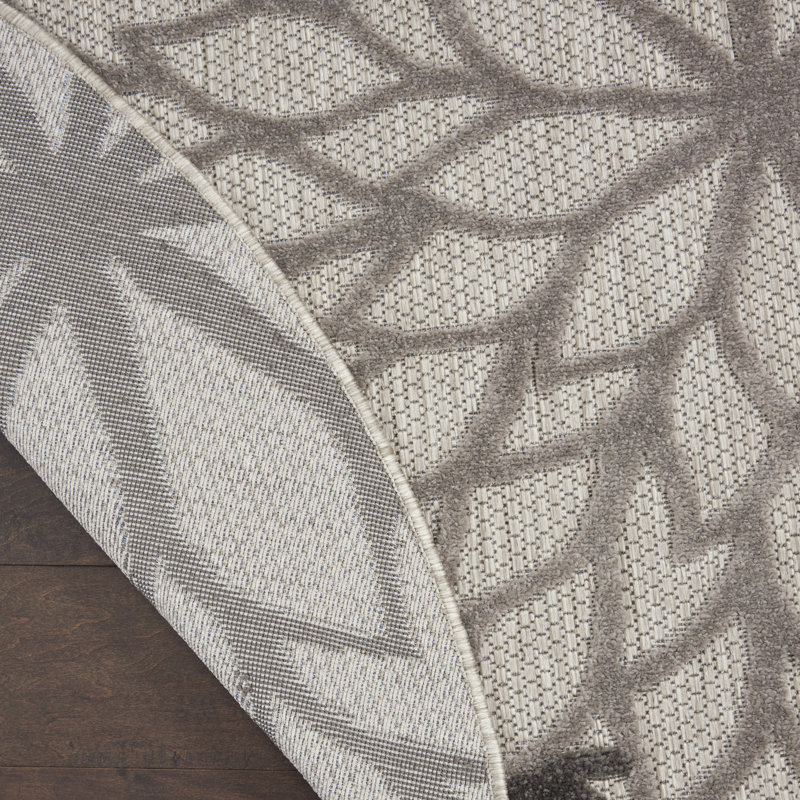 Abela Floral Indoor Rug, Round 7'10"