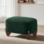  Canapé rembourré 87 po avec repose-pieds Sherpa Boucle 87 po - Ensemble de canapé moderne avec pieds en bois massif-1185621836