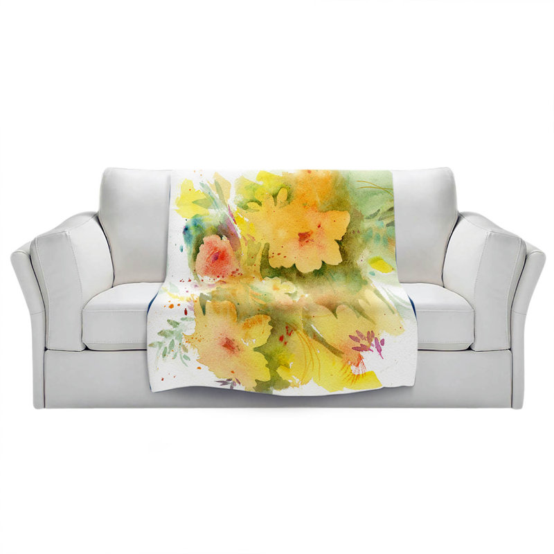 Hand Woven Throw Blanket, 68" W x 80" L