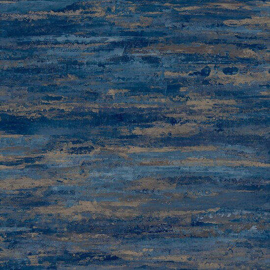 Arcadia Collection Horizontal Plain Wallpaper Roll, Blue