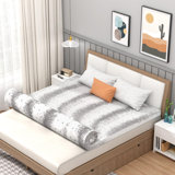 Mattress Topper Twin XL Memory Foam, 2 Inch Mattresses Pad Extra Long Twin Charcoal Infused, Soft College Dorm Bed Toppers, Certipur-US And Oeko,(Grey)