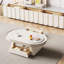 Table basse minimaliste style français French Cream