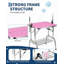 Table de toilettage pour animaux 42 po avec 2 bras réglables et corde de sécurité, station antidérapante pliable pour chats et chiens, capacité de 330 lb-132851372