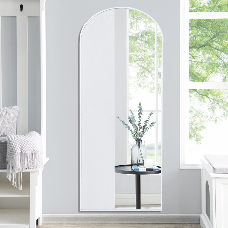 Miroir de plancher Willbourn, Blanc