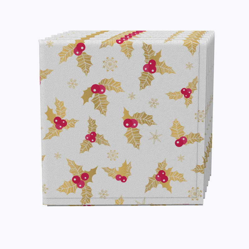 Emrah 100% Cotton No Pattern Square Napkin