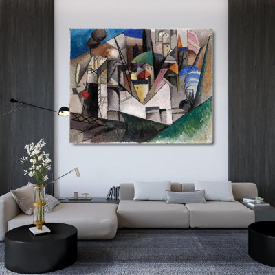 "Landscape" by  Albert Gleizes - Gallery Wrap Canvas Wall Art