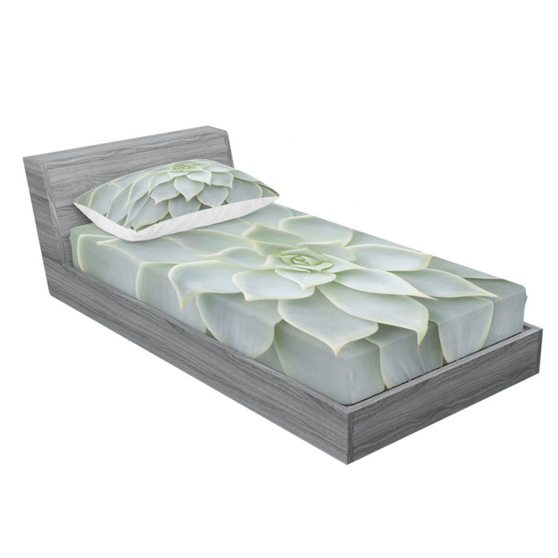 Microfiber Sheet Set, Twin Sheet Set with 1 Pillowcase