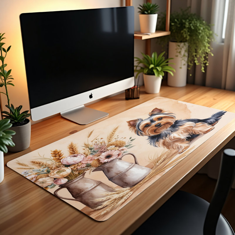 Polyester Desk Pad, 31.5x15.5