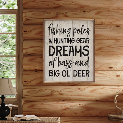 Fishing Poles And Hunting Gear Whitewash