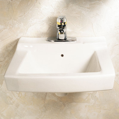American Standard Declyn 17 " Ceramic Rectangular Bathroom Sink and Overflow Hole