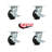 Rubber on Aluminum Caster