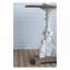 Table basse ronde antique blanche