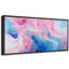 «Abstract Colorful Strokes Aurora Swirl», peinture abstraite encadrée sur toile-98041991-111176828