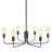 6-Light 29.5'' Dimmable Classic Chandelier Rustic Industrial Hanging Ceiling Fixture-700972970