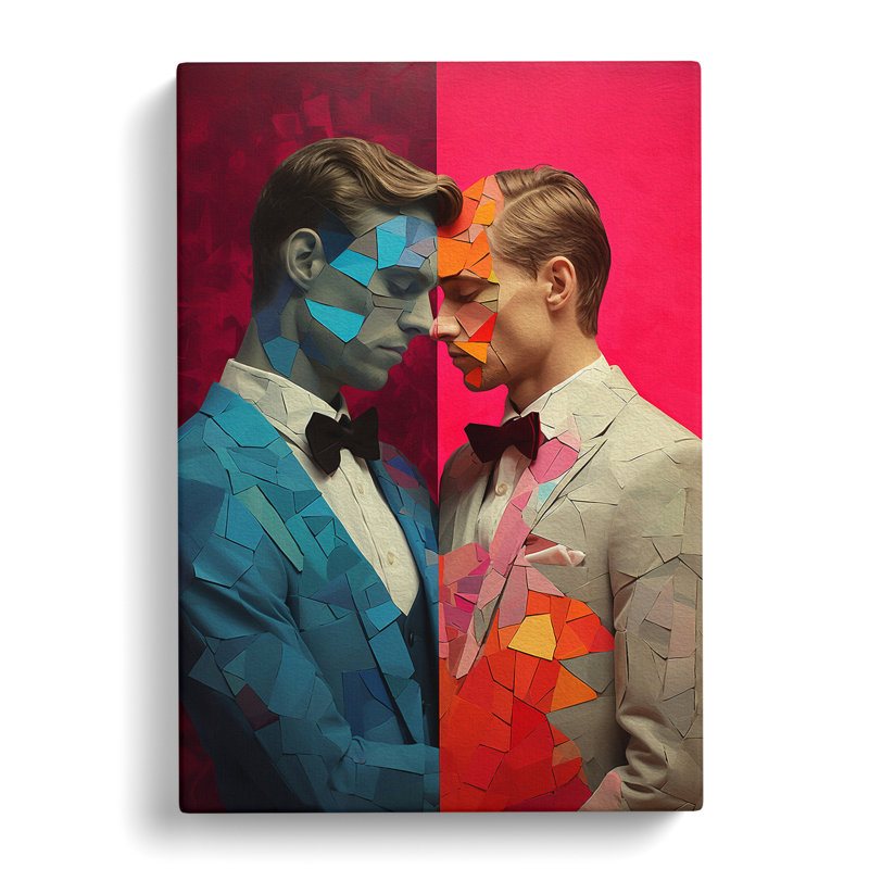 Two Men In Love Digital - Print, 76cm H x 50cm W x 3cm D