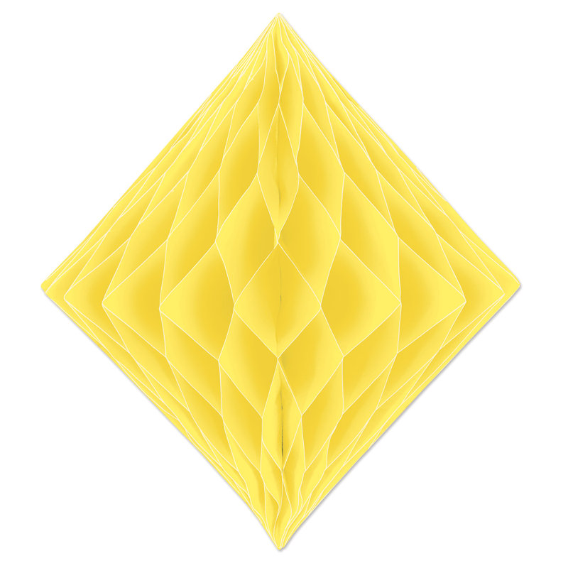Décoration murale diamond, Jaune