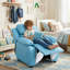 Fauteuil inclinable pour enfant de 14,2 po avec repose-pieds pliable Alexzia-375163669