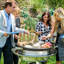 Professional Wheeled Cart with Seasoned Cooksurface LP Gas - Fully Assembled