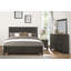 Lit à panneau en bois de style transitionnel 1pc-239010722
